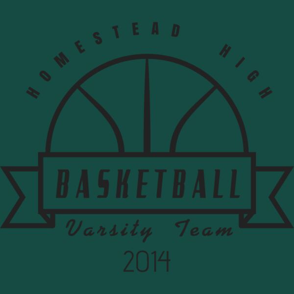 Basketball Template DNT001 BW Thumbnail