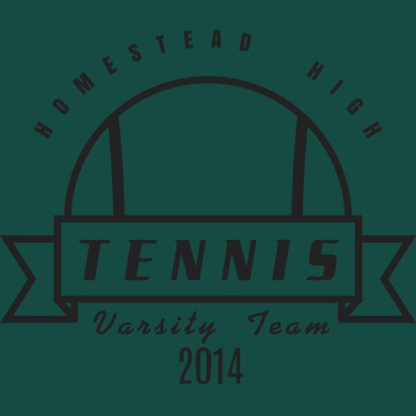 Tennis Template DNT001 BW Thumbnail