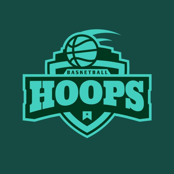 Hoops Basketball logo template 02 Thumbnail