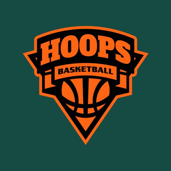 Hoops Basketball logo template 02 Thumbnail