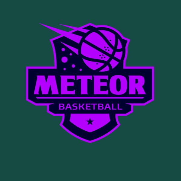 Meteor Basketball logo template Thumbnail