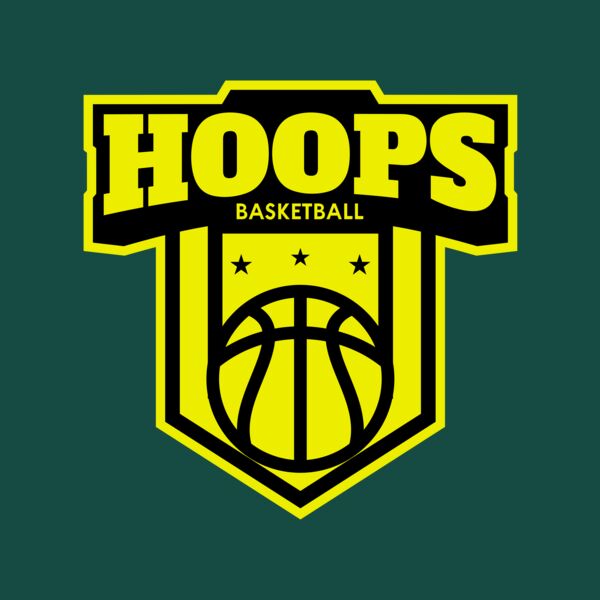 Hoops Basketball logo template 04 Thumbnail