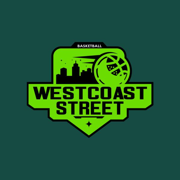 Westcoast Street Basketball logo template Thumbnail