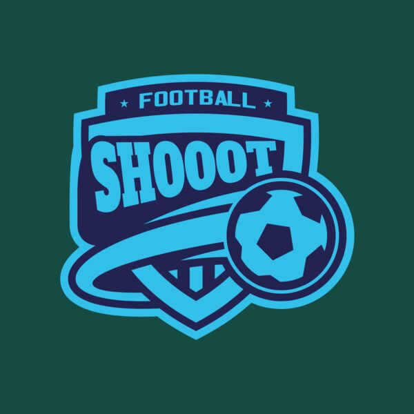 Shoot Football logo template Thumbnail