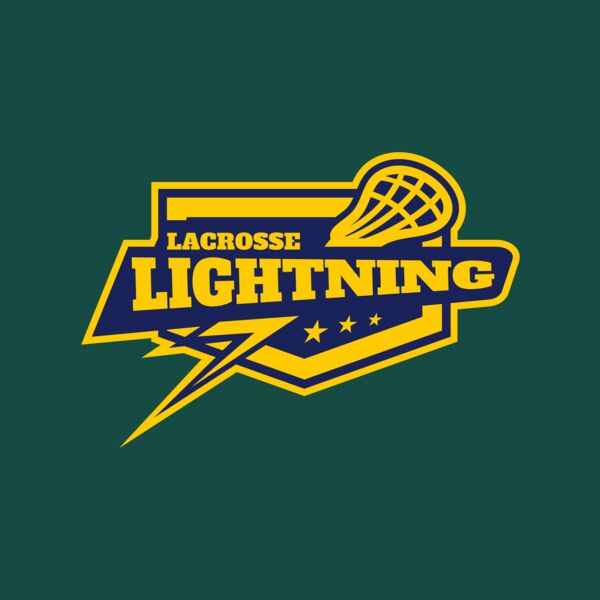 Lightning Lacrosse Logo Template Thumbnail