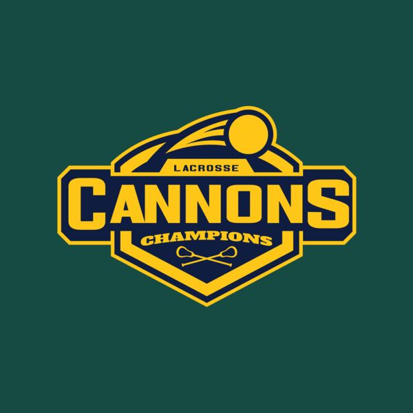 Cannons Champions Lacrosse Logo Template Thumbnail
