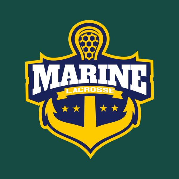 Marine Lacrosse Logo Template Thumbnail