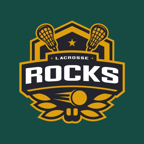Rocks Lacrosse Logo Template Thumbnail