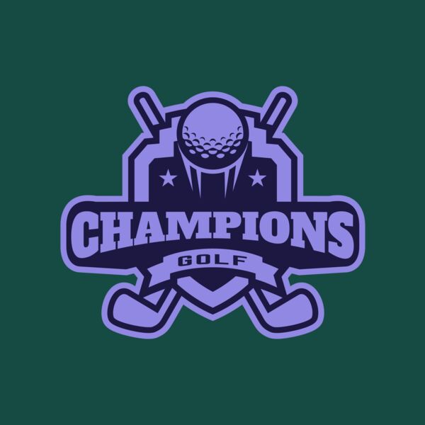 Champions Golf logo template Thumbnail