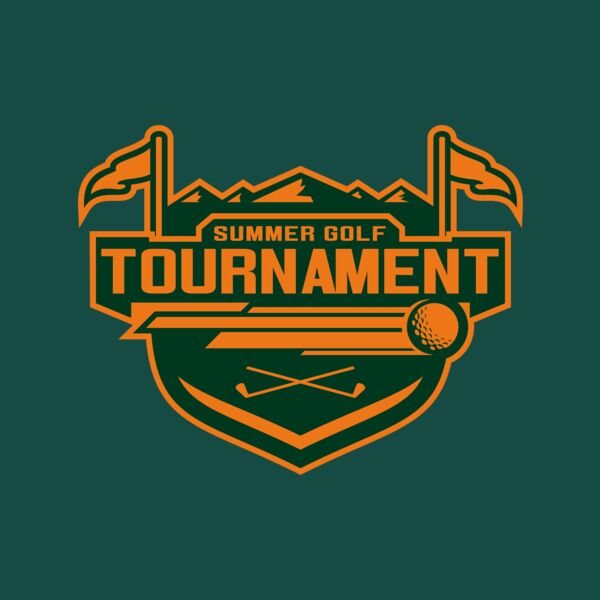 Tournament Summer golf logo template	02 Thumbnail