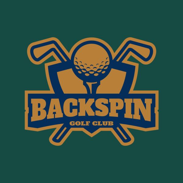 Backspin Golf Club logo template Thumbnail