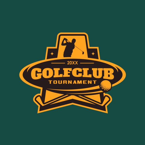 Golf club Tournament logo template 05 Thumbnail