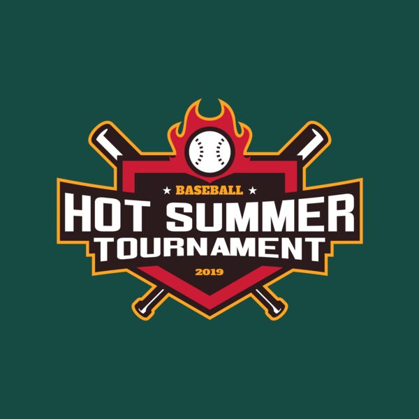 Hot Summer Tournament Baseball logo 01 Thumbnail