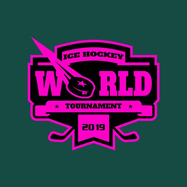 World Ice Hockey Tournament logo template Thumbnail