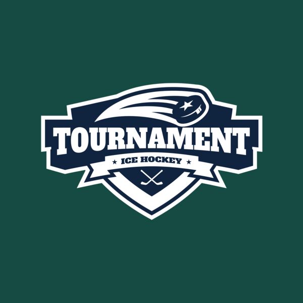 Tournament Ice Hockey logo template 02 Thumbnail