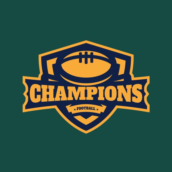 Champions Football logo template Thumbnail