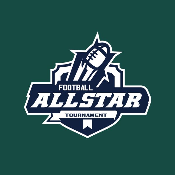 Allstar Tournament Football logo template Thumbnail