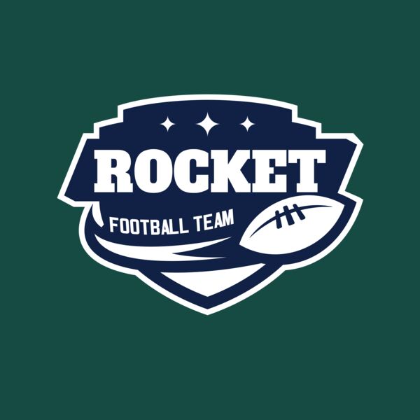 Rocket Football Team logo template Thumbnail