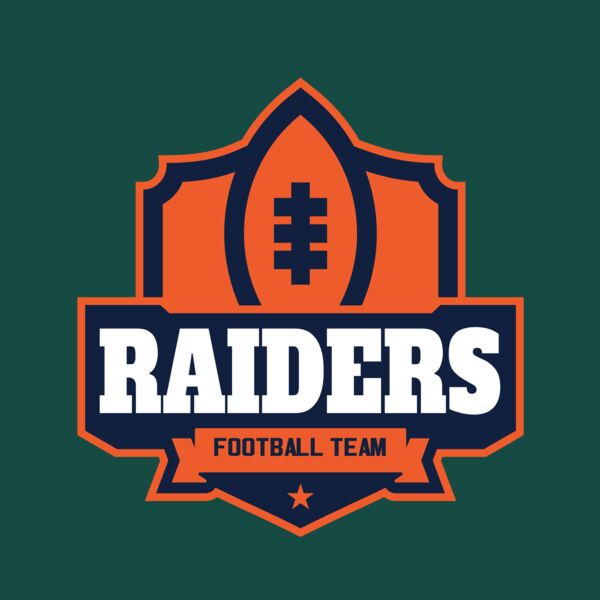 Raiders Football Team logo template Thumbnail
