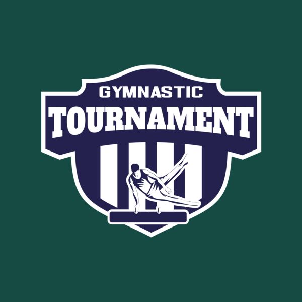 Gymnastic Tournament logo template Thumbnail
