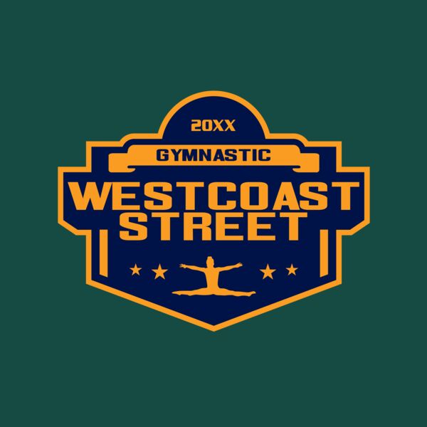 West Coast Street Gymnastic logo template 02 Thumbnail