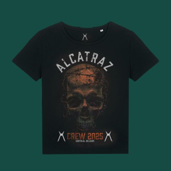 T-shirt crew skull - woman Thumbnail