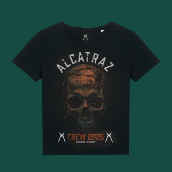 T-shirt crew skull - woman Thumbnail